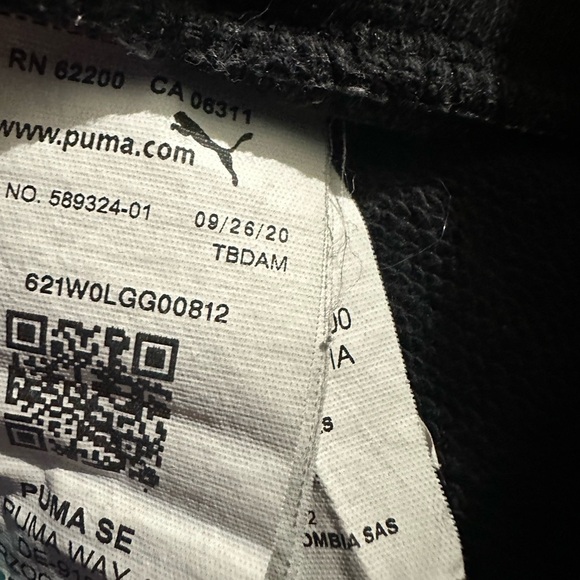 Puma Black Athletic Shorts Women 1X - Picture 5 of 7